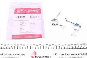 QUICK BRAKE 113-0522 Пружина супорта (заднього) Ford Transit/Tourneo 2.2TDCi-3.2TDCi 06- (К-кт L+R)