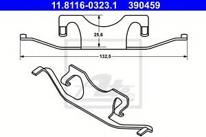 Р/к-кт тормозных колодок DB W211, 02-