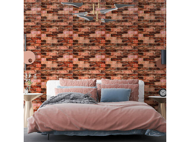 R179-2-20 Панель стеновая в рулоне 3D 700х19600х2мм Коричневый SW-00002280 - Фото 6