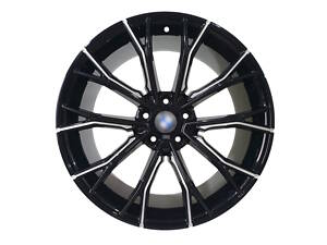 R20 Black+Milled (разноширокие) Диски на BMW 3 Series F30 / F31 2011-2018 года