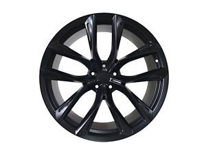 R22 Satin Black (разноширокие) Диски на TESLA Model S 2017-2022 года