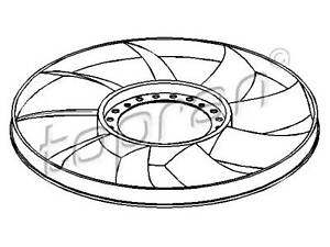 Робоче колесо вентилятора на 100, A6