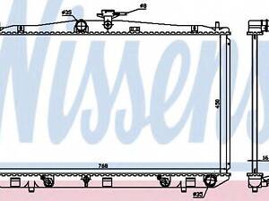 Радиатор, охлаждение двигателя NISSENS 646836 на LEXUS RX (GYL1_, GGL15, AGL10)