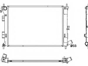 Радиатор, охлаждение двигателя NRF 53171 на HYUNDAI ELANTRA GT (GD)