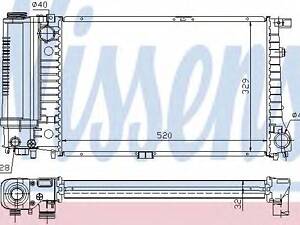 Радіатор охолодження двигуна NISSENS 60736A на BMW 5 седан (E34)