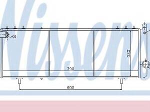 Радиатор, охлаждения дивгателя NISSENS 61008 на JEEP WAGONEER (XJ)
