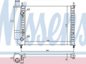 Радиатор, охлаждения дивгателя NISSENS 61779 на FIAT BRAVA (182)