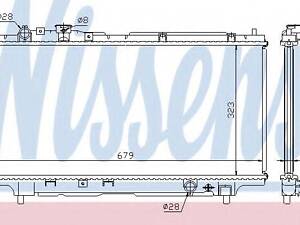 Радіатор охолодження двигуна NISSENS 62383A на MAZDA ETUDE VBA)