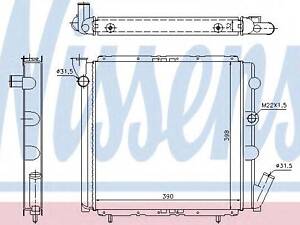 Радиатор, охлаждения дивгателя NISSENS 63934A на RENAULT SUPER 5 (B/C40_)