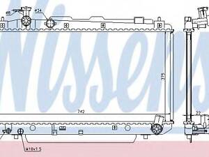 Радіатор, охолодження дивателя NISSENS 64639A на TOYOTA RAV 4 Mk II (CLA2_, XA2_, ZCA2_, ACA2_)