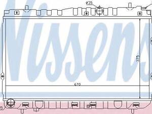 Радиатор, охлаждения дивгателя NISSENS 66681 на KIA SPECTRA5 (LD)