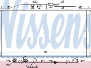 Радиатор, охлаждения дивгателя NISSENS 68604 на HONDA ACCORD EURO VIII (CL)