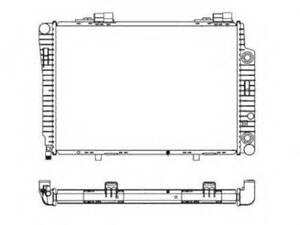 Радіатор, охолодження дивателя NRF 51282 на MERCEDES-BENZ C-CLASS седан (W202)