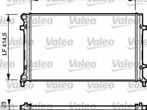 Радиатор, охлаждения дивгателя VALEO 734332 на SEAT TOLEDO III (5P2)