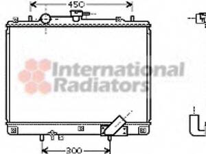 Радиатор, охлаждения дивгателя VAN WEZEL 32002162 на MITSUBISHI COLT/RODEO (K7_T, K6_T)