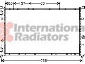 Радиатор, охлаждения дивгателя VAN WEZEL 58002114 на VW TRANSPORTER / CARAVELLE Mk IV автобус (70XB, 70XC, 7DB, 7DW)