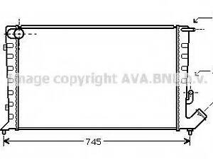 Радиатор, Система охлаждения двигателя AVA QUALITY COOLING CN2211 на PEUGEOT 306 Break (7E, N3, N5)