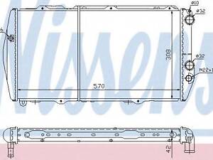 Радиатор AI 100(76-)1.6(+)[OE 431.121.251 A] NISSENS 604551 на AUDI 500 (43, C2)