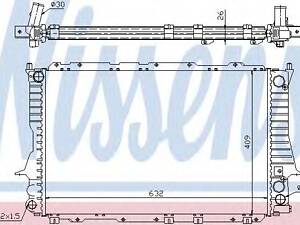 Радіатор AI 100(90-)2.6 i(+)[OE 4A0.121.251 L] NISSENS 60459 на AUDI 100 седан (4A, C4)