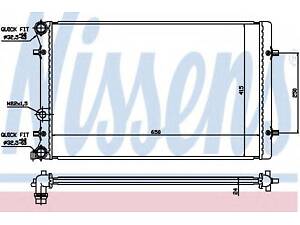 Радіатор AI A 3S 3(96-)1.6 i(+)[OE 1J0.121.253 AD] NISSENS 652011 на AUDI A3 (8L1)