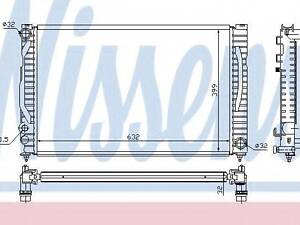 Радіатор AI A 4S 4(94-)2.4 i V6(+)[OE 4B0.121.251 F] NISSENS 60497 на AUDI A4 седан (8D2, B5)