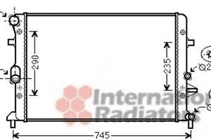 Радiатор AUDI (вир-во Van Wezel)