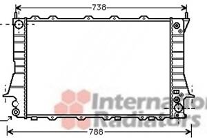 Радіатор AUDI 100/A6 26/8 AT 92-97 (Van Wezel)