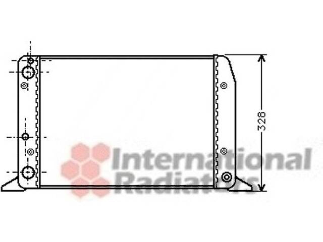 Радіатор AUDI 80 1.6/1.8 MT 86-91 (Van Wezel)