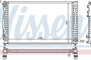 Радиатор AUDI A4 B5 (8D2) / AUDI A6 C5 (4B5) / VW PASSAT B5 (3B2) 1994-2008 г.