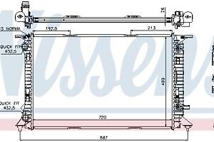 Радиатор AUDI A5 (8F7) / AUDI Q5 (8RB) / AUDI A4 B8 (8K5) / AUDI A7 (4GA, 4GF) 2007-2020 г.