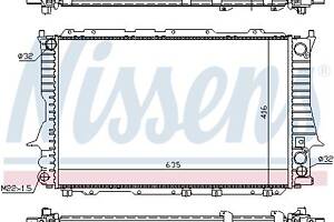 Радиатор AUDI A6 C4 (4A2) / AUDI 100 C4 (4A2) 1990-1997 г.