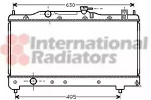 Радіатор AVENSIS 16/18 MT 98-00 (Van Wezel)