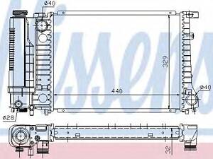 Радіатор B6(E36)2.8 i(+)[OE 1.712.982] NISSENS 60735A на BMW 3 седан (E30)