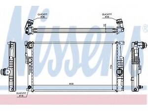 Радіатор BMW 1 F20-F21(11-)114 d(+)[OE 17117600516] NISSENS 60815 на BMW 1 (F20)