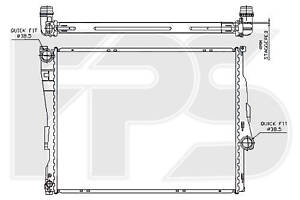 Радиатор BMW 3-series E46 (98-05)