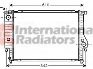 Радіатор BMW 324D530730 MT 85-94 (Van Wezel) VAN WEZEL 06002096 на BMW 3 седан (E30)