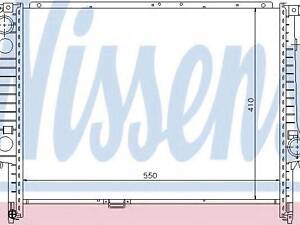 Радіатор BMW 3 E36(90-)325 tds(+)[OE 1711.2.244.739] NISSENS 60605 на BMW 3 седан (E36)