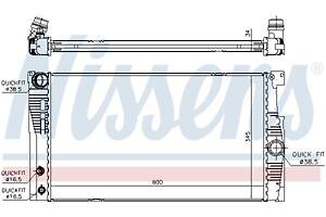 Радиатор BMW 5 (F10) / BMW 5 GRAN TURISMO (F07) 2009-2017 г.