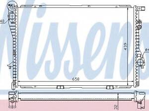 Радіатор BMW 5 E39(95-)525 td(+)[OE 1711.2.246.009] NISSENS 60603A на BMW 5 седан (E39)