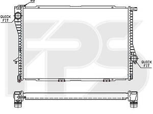 Радіатор BMW 5 Series ( E39 ) (98-)