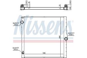 Радиатор BMW X5 (E70) 2006-2013 г.