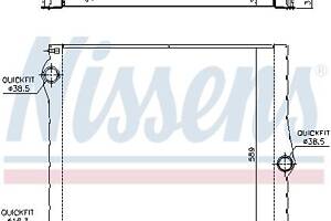 Радиатор BMW X5 (E70) 2006-2013 г.