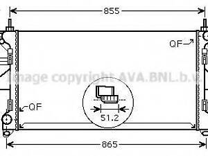 Радіатор BOXERJUMPDUCA4 D-AC 06 (Ava) AVA QUALITY COOLING PEA2308 на PEUGEOT MANAGER автобус