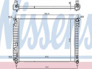 Радиатор CHEVROLET CAPTIVA (C100, C140) (06-) 2.4 i NISSENS 616905 на OPEL ANTARA