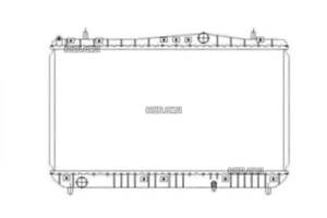Радиатор CHEVROLET TACUMA 00-08