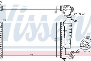 Радиатор CITROEN ZX (N2) / CITROEN XSARA (N2) / PEUGEOT 306 (7A, 7C, N3, N5) 1991-2010 г.