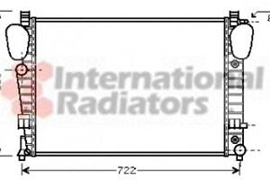 Радиатор CL600/CL55AMG AT 99- (Van Wezel)