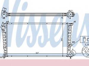 Радіатор CN BERLINGO(96-)1.8 D(+)[OE 1330.09] NISSENS 63508 на PEUGEOT 306 Наклонная задняя часть (7A, 7C, N3, N5)