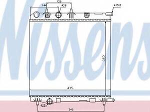 Радіатор CN C3(09-)1.4 GAS(+)[OE 1330.S4] NISSENS 636002 на PEUGEOT 208