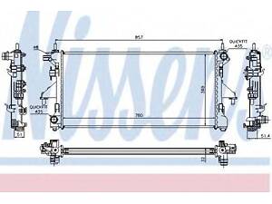 Радіатор CN JUMPER(06-)2.2 HDi(+)[OE 1330.Q3] NISSENS 63555A на FIAT DUCATO фургон (250, 290)